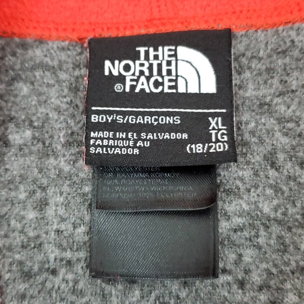The North Face full zipper hoodie jacket boys size XL